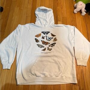 White Butterfly Hoodie